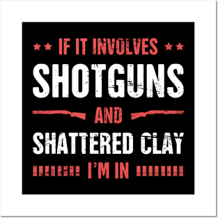 Shotguns And Shattered Clay - Skeet Shooting Posters and Art